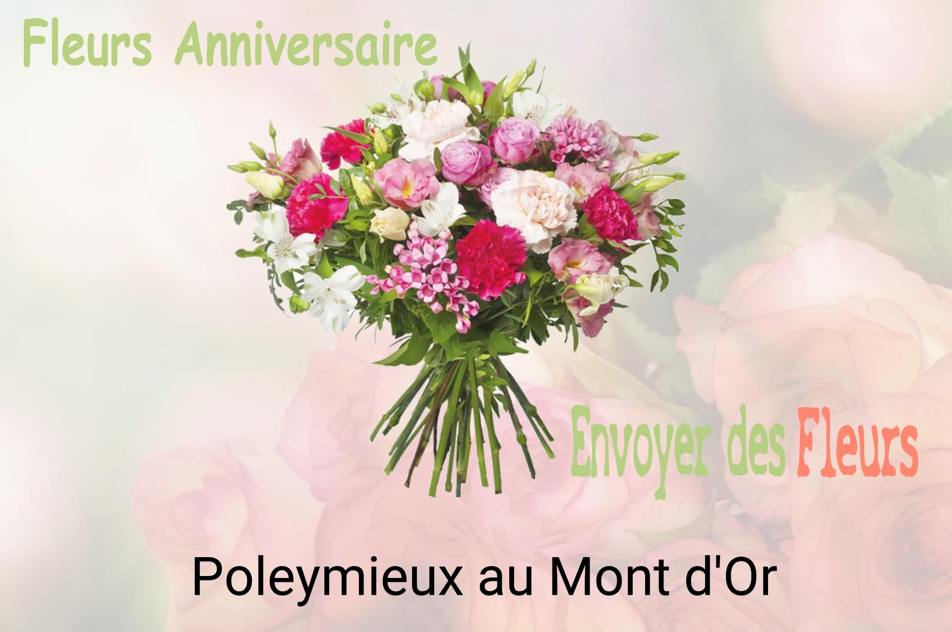 Bouquet de fleurs d’anniversaire livré à Poleymieux-au-Mont-d'Or