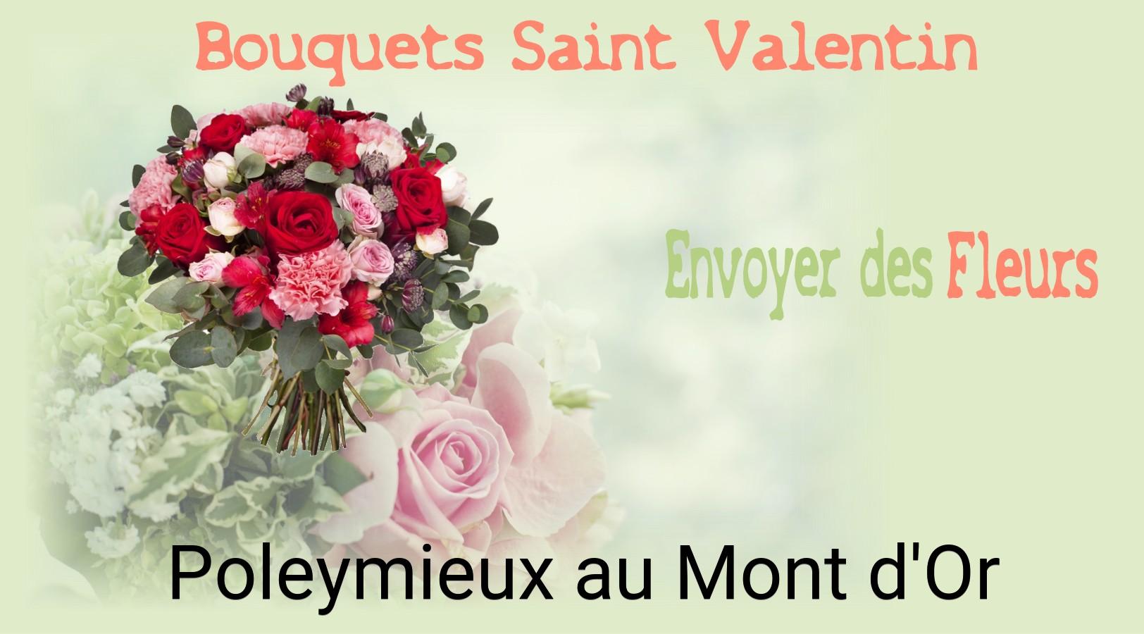 Roses de Saint-Valentin livrées à Poleymieux-au-Mont-d'Or