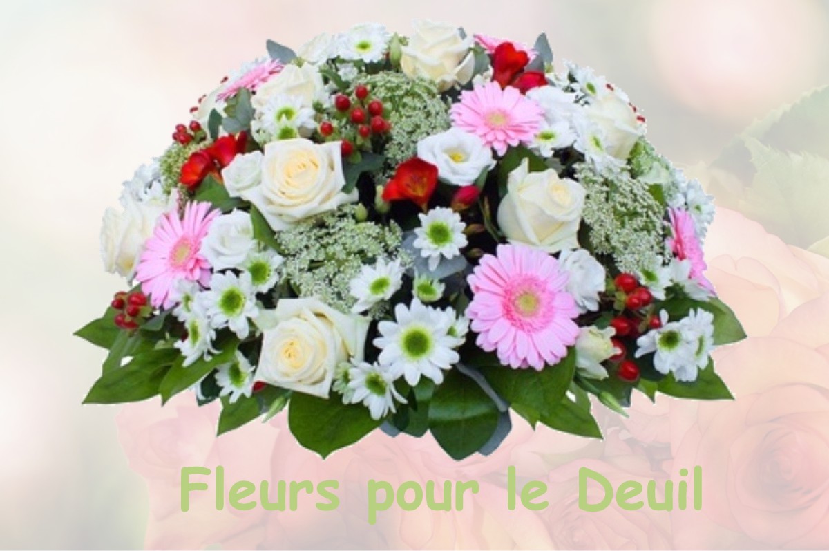 fleurs deuil POLEYMIEUX-AU-MONT-D-OR